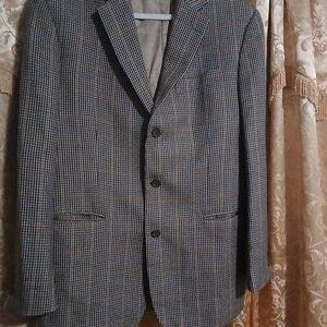 J. Crew Men's Gray and Tan  Blazer